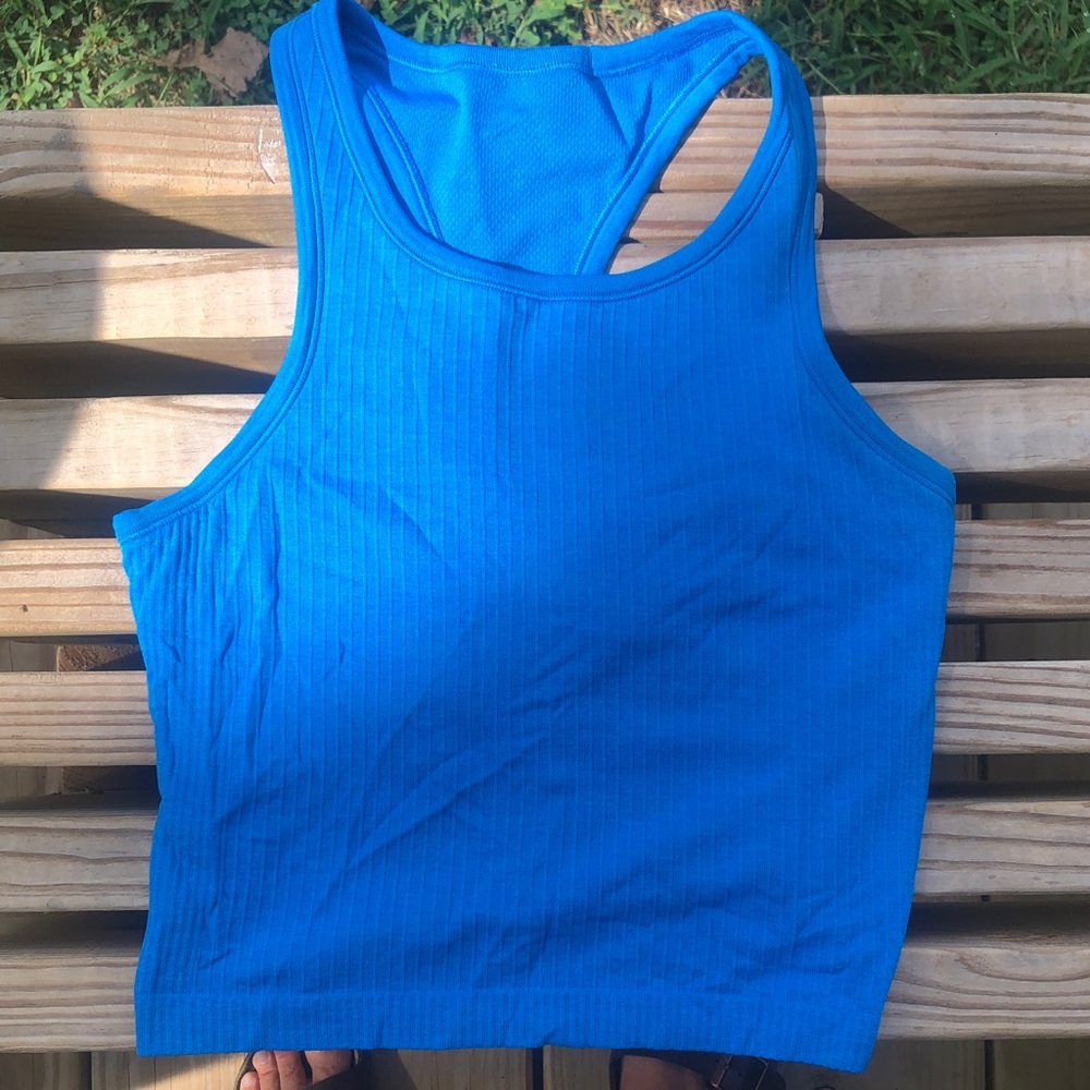 lululemon athletica Vibrant Blue Tank Top